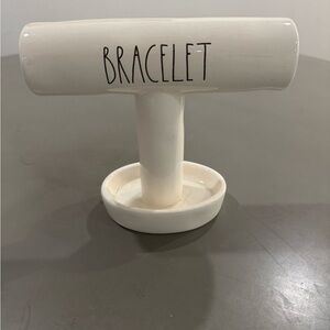Rae Dunn White Ceramic Bracelet Stand